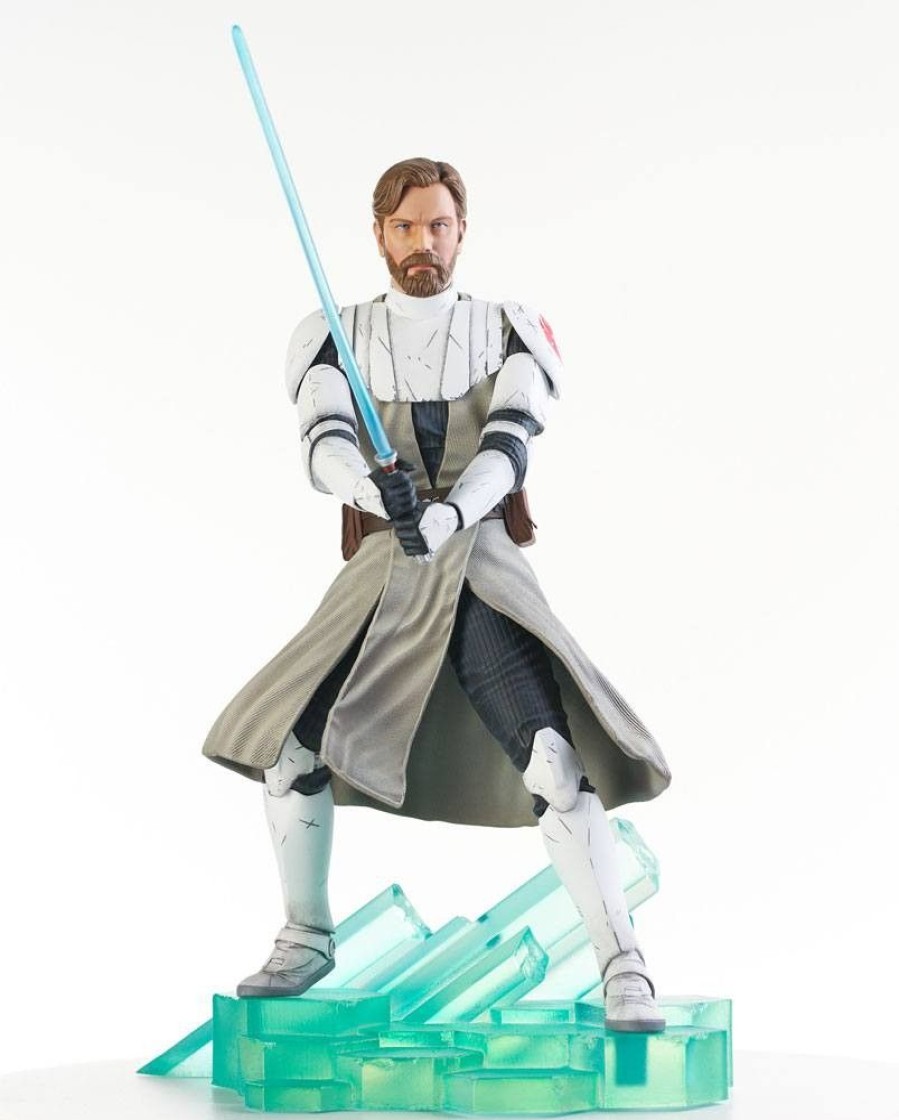 Kino & Comic Gentle Giant | Star Wars The Clone Wars - Obi-Wan Kenobi Statue / Premier Collection: Gentle Giant