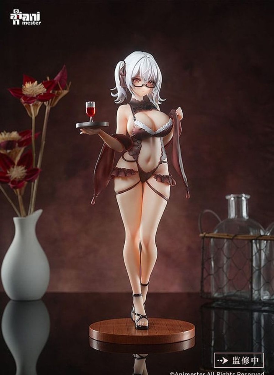 Shop AniMester Hentai / Bikini / Dessous Figuren | Original Character - Wine Waiter Girl - Cynthia Statue: Animester