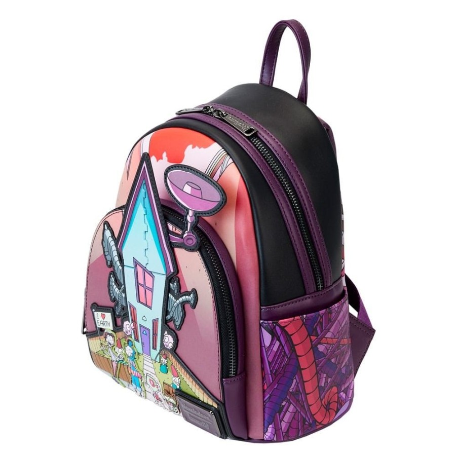 Shop Loungefly Taschen | Nickelodeon - Invader Zim Gir Secret Lair Rucksack: Loungefly