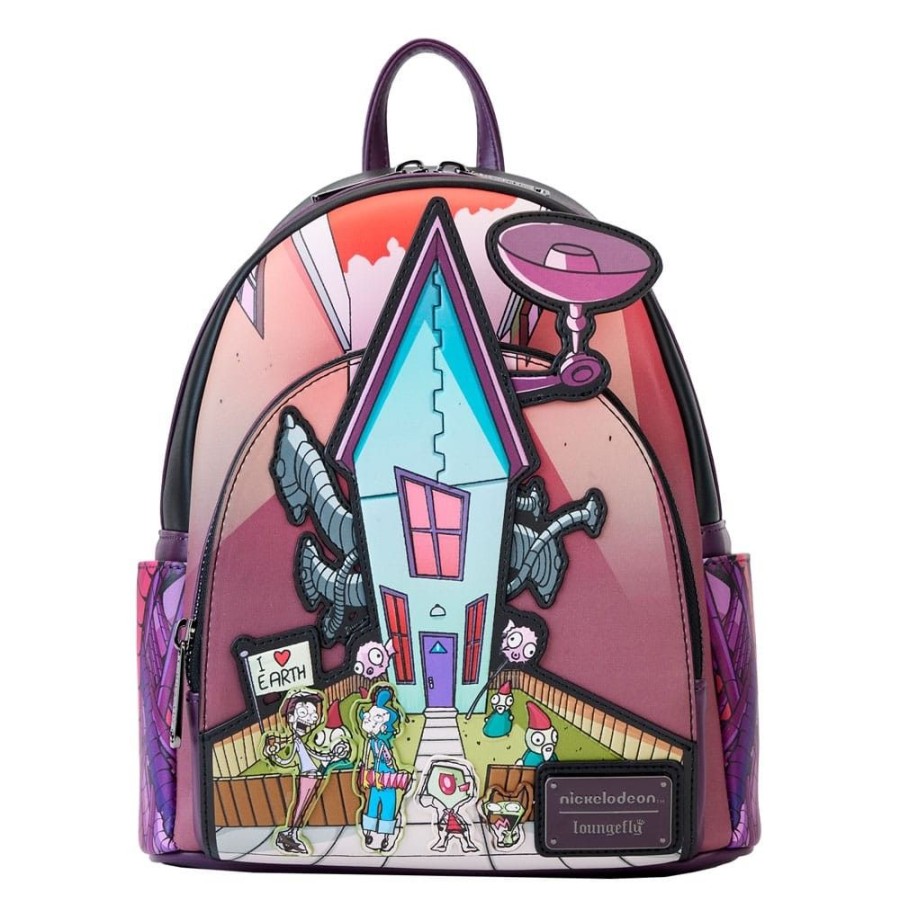 Shop Loungefly Taschen | Nickelodeon - Invader Zim Gir Secret Lair Rucksack: Loungefly