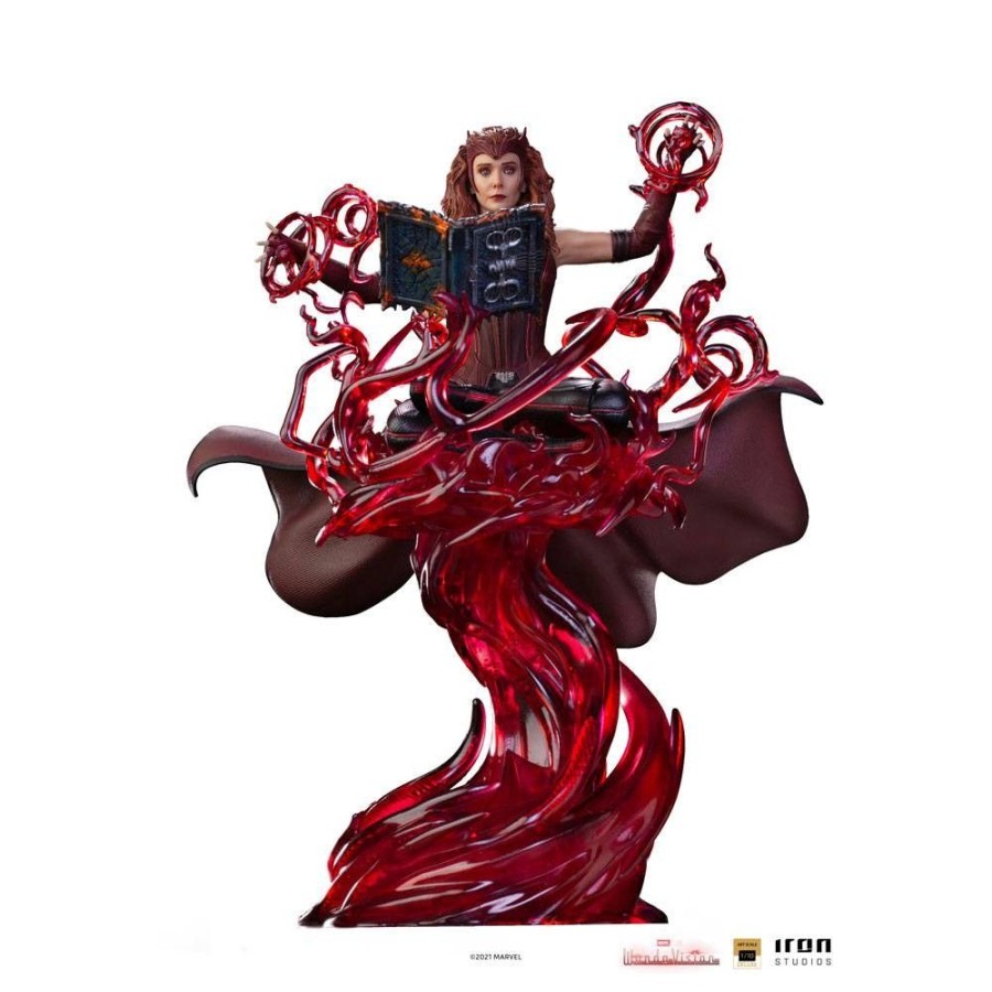 Kino & Comic Iron Studios | Wandavision - Scarlet Witch Statue / Deluxe Art Scale: Iron Studios