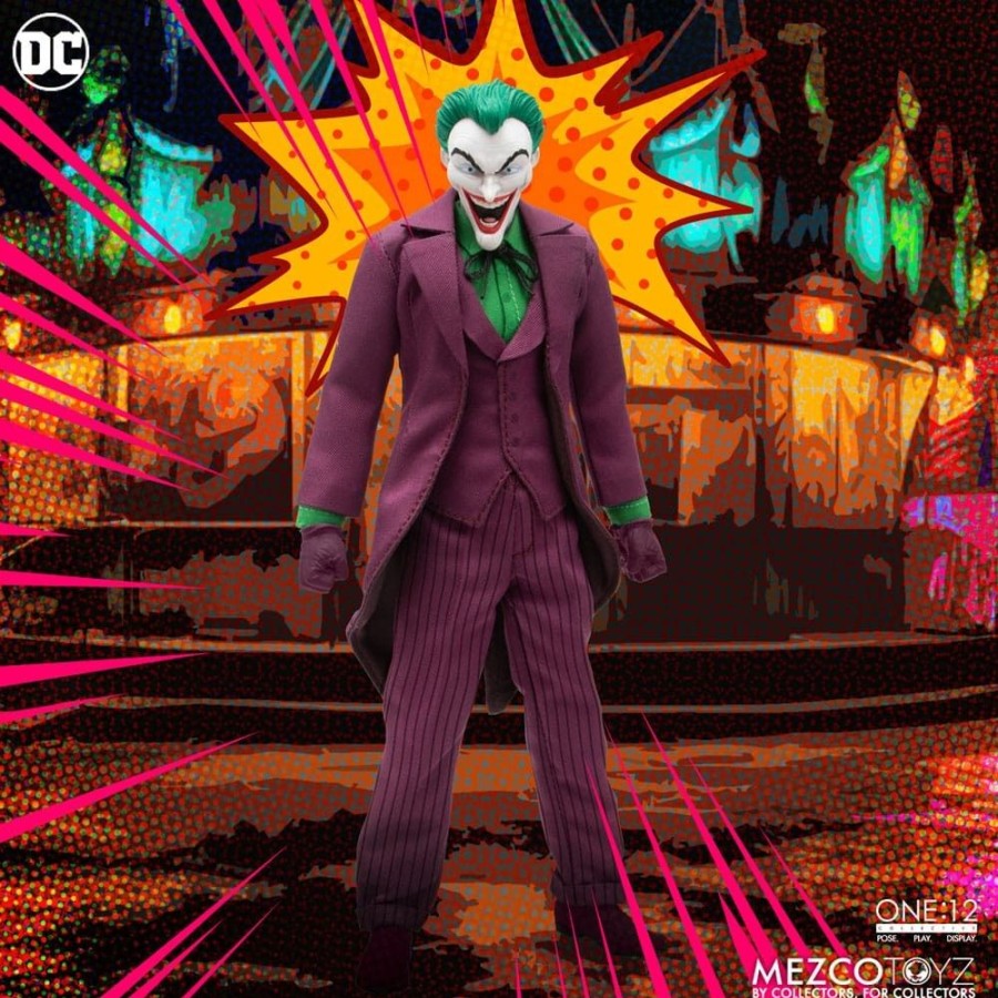 Shop Mezco Toys Action Figuren | Dc Comics - The Joker Actionfigur (Golden Age Edition): Mezco Toys