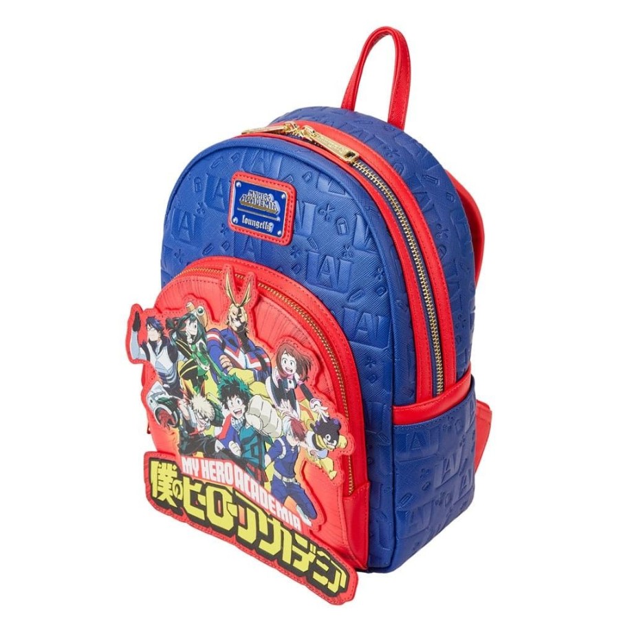 Shop Loungefly Taschen | My Hero Academia - Group Debossed Logo Rucksack: Loungefly