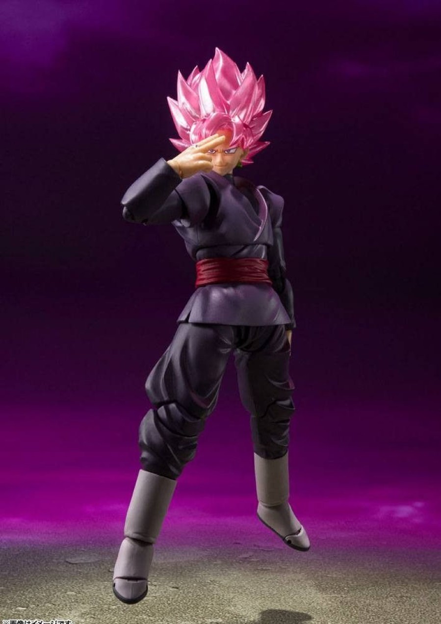 Shop Tamashii Nations Dragonball Figuren | Dragonball Super - Goku Black Super Saiyan Rose / S.H. Figuarts Actionfigur: Banpresto