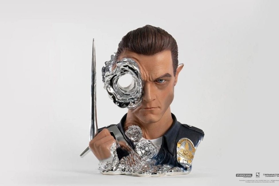 Kino & Comic Pure Arts | Terminator - T-1000 Art Mask Replika / Painted Deluxe Version: Pure Arts