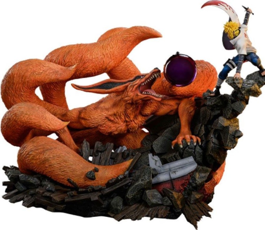 Shop HEX Collectibles Naruto | Naruto Shippuden - Namikaze Minato Vs Kurama Statue / Battle Of Destiny: Hex Collectibles