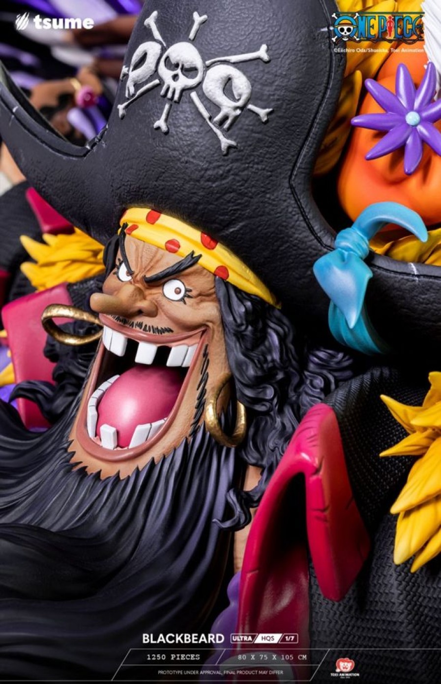 Shop Tsume Tsume Figuren & Statuen | One Piece - Black Beard Statue /Ultra Hqs: Tsume