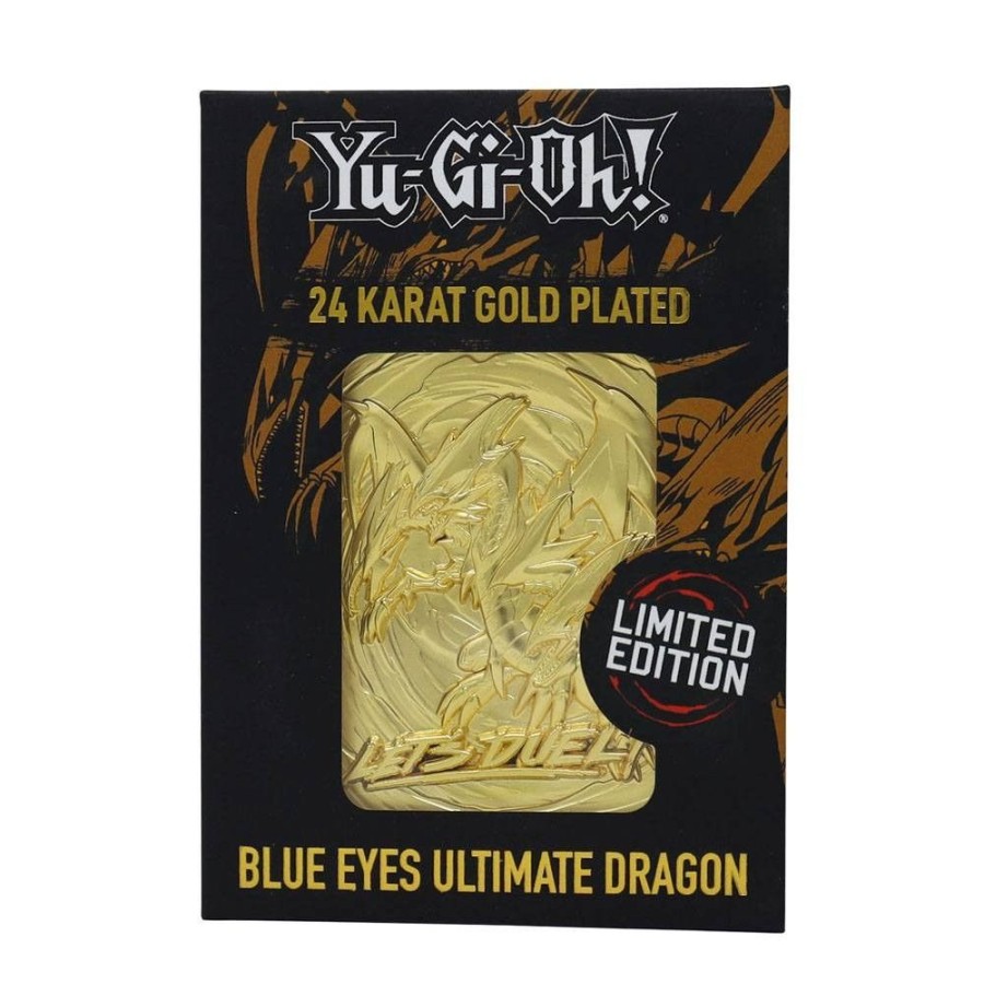 Shop FaNaTik Dekoration | Yu-Gi-Oh! - Blue Eyes Ultimate Dragon Karte / Replika (Vergoldet): Fanatik