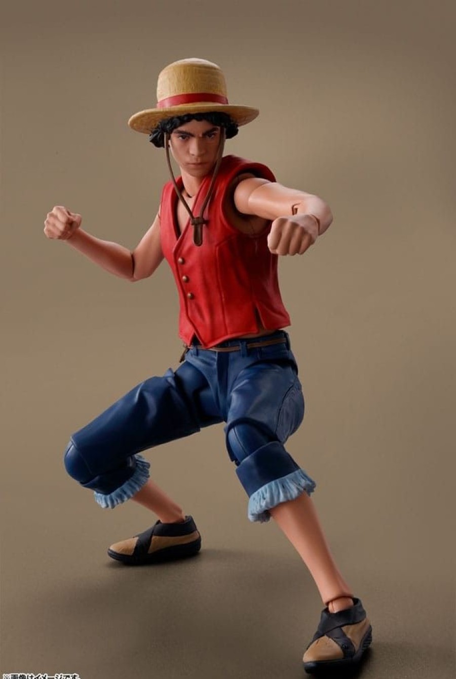 Shop Tamashii Nations One Piece | One Piece - Monkey D. Ruffy Actionfigur / S.H.Figuarts (Netflix Adaption): Tamashii Nations