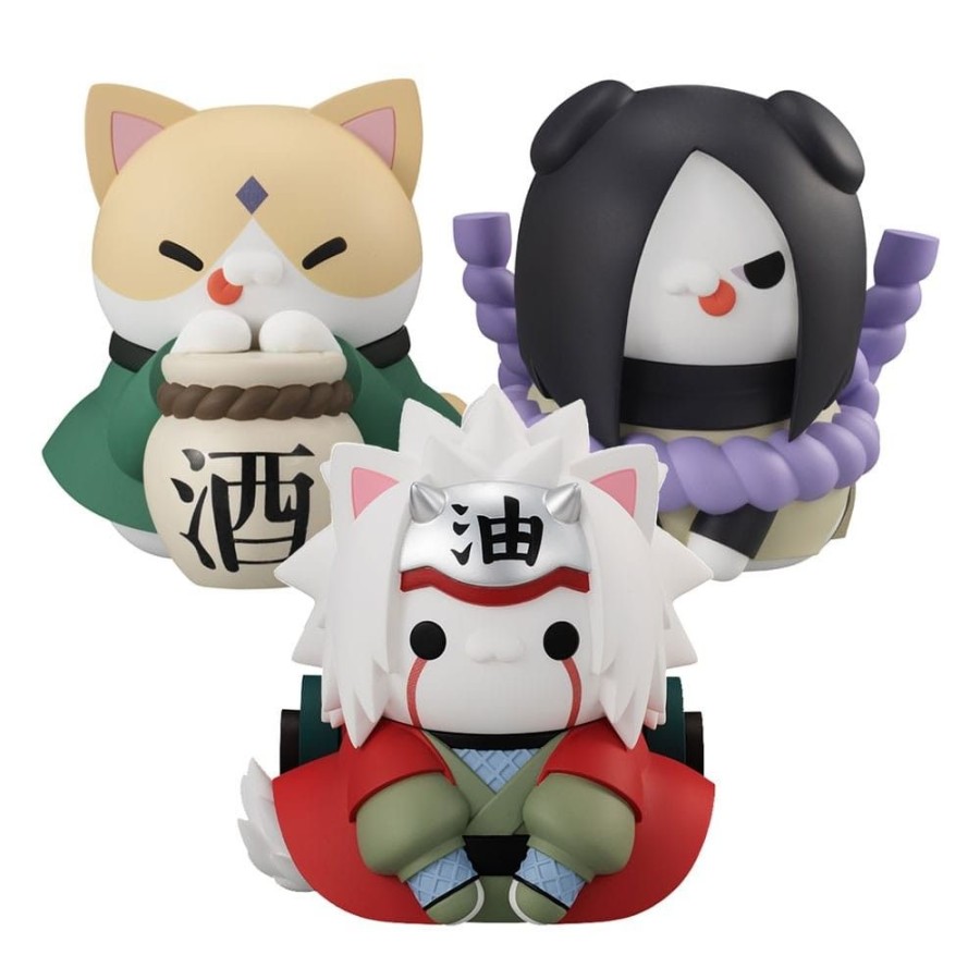 Shop MegaHouse Megahouse | Naruto Shippuden - Sammelfiguren Set / Mega Cat Project - The Sannin Set: Megahouse