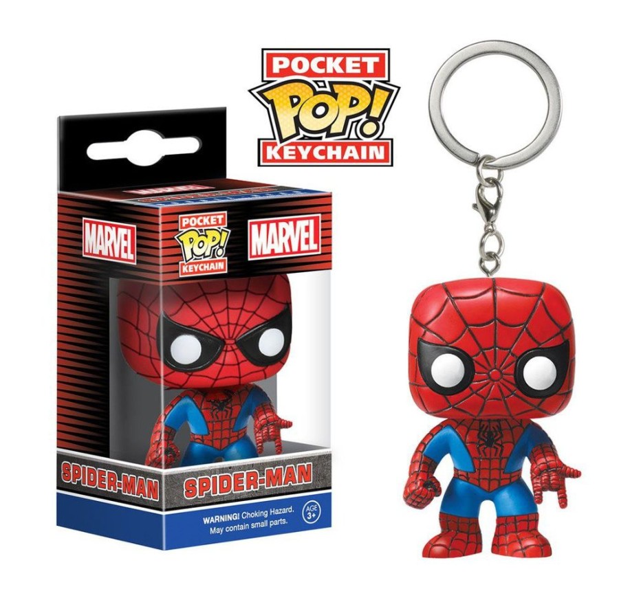 Shop Funko Schlusselanhanger | Marvel Comics Pocket Pop! Vinyl Schlusselanhanger Spider-Man 4 Cm