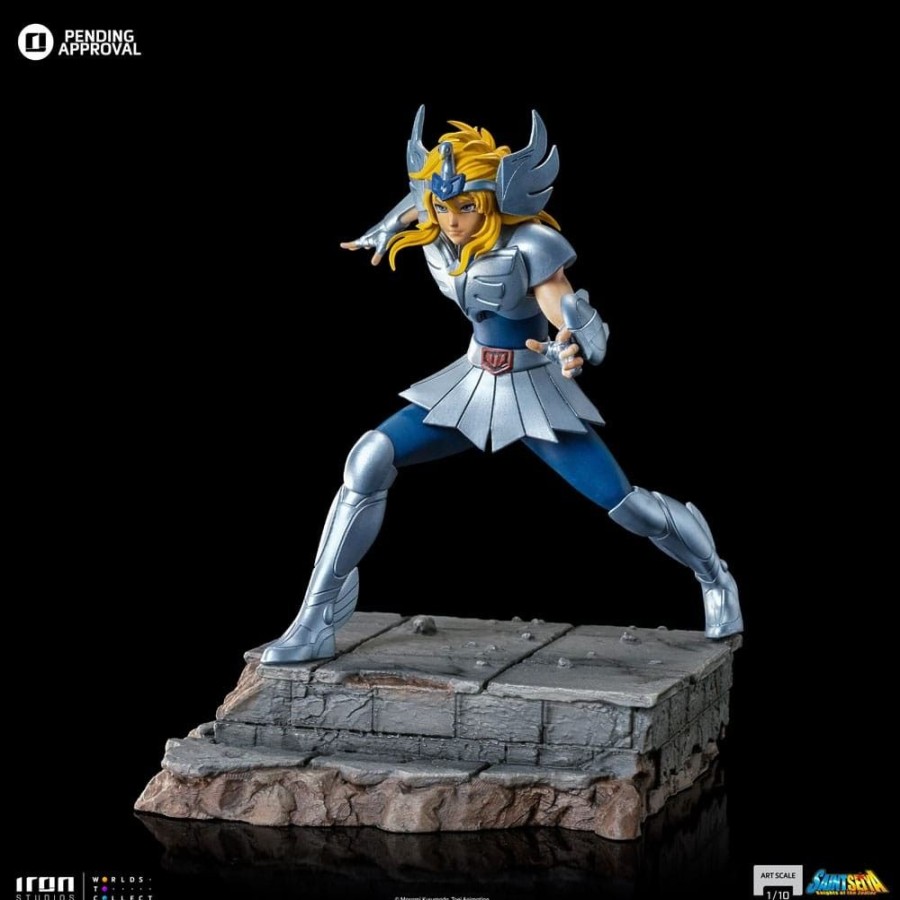 Kino & Comic Iron Studios | Saint Seiya Art Scale - Cygnus Hyoga Statue: Iron Studios