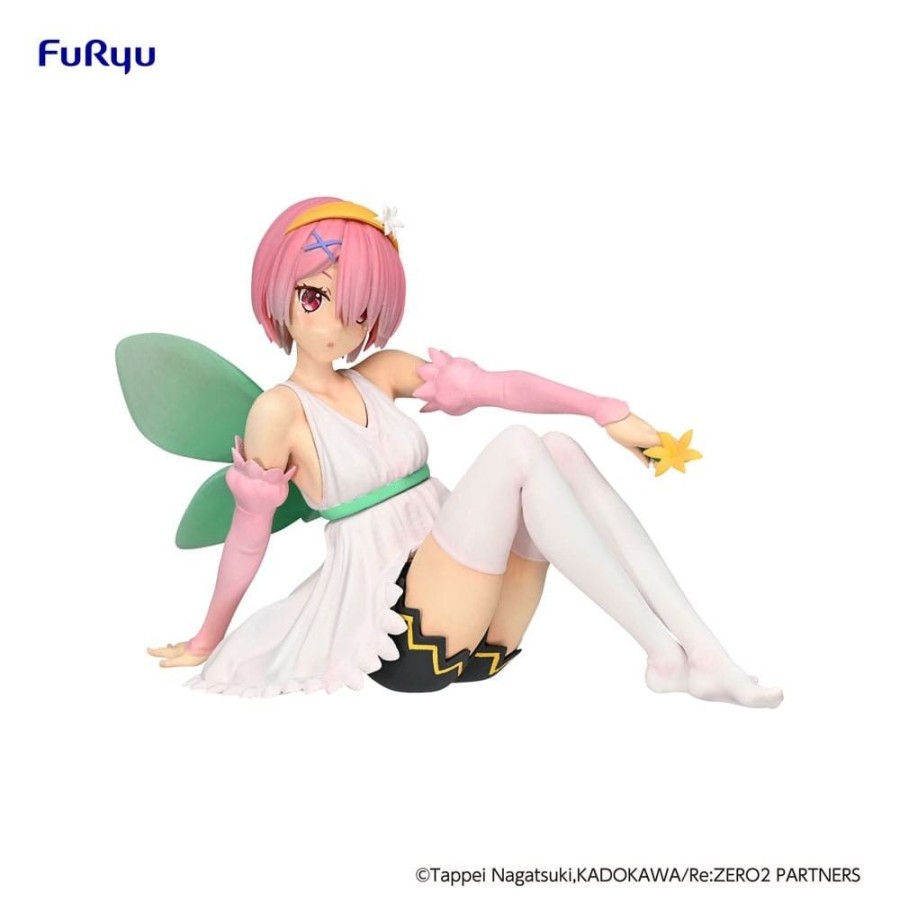 Shop Furyu Anime Prize Figuren | Re:Zero Starting Life In Another World - Ram Flower Fairy Statue / Noodle Stopper: Furyu