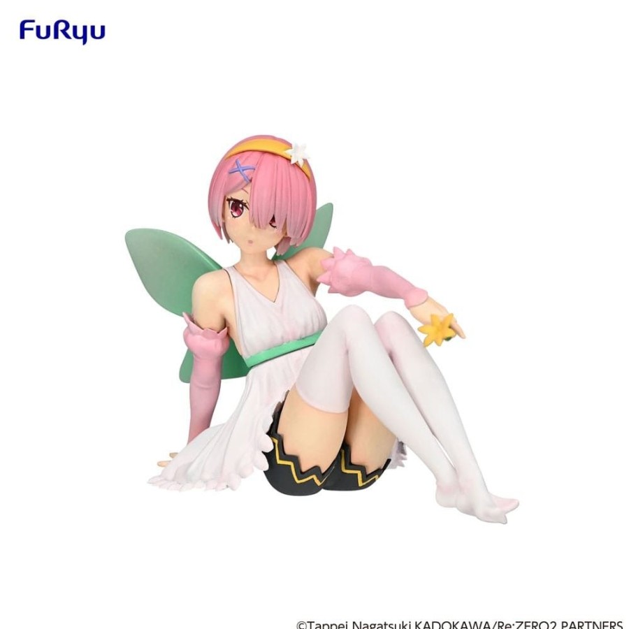 Shop Furyu Anime Prize Figuren | Re:Zero Starting Life In Another World - Ram Flower Fairy Statue / Noodle Stopper: Furyu