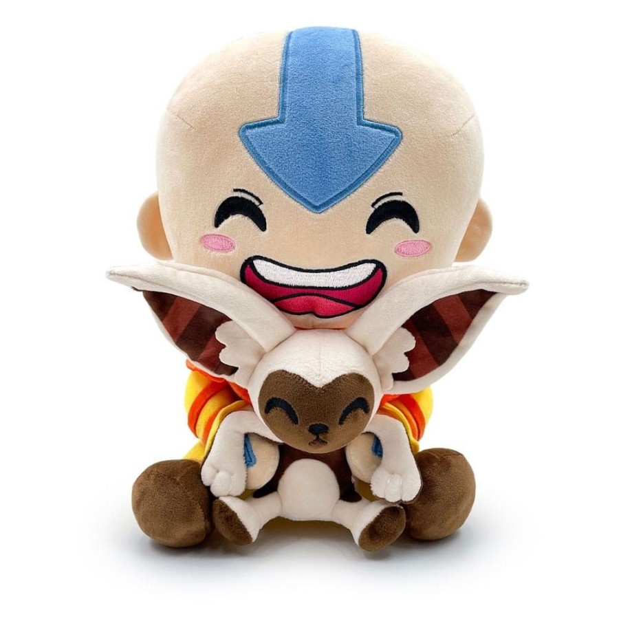 Shop Youtooz Pluschies / Kissen | Avatar: The Last Airbender - Pluschfigur Aang And Momo: Youtooz