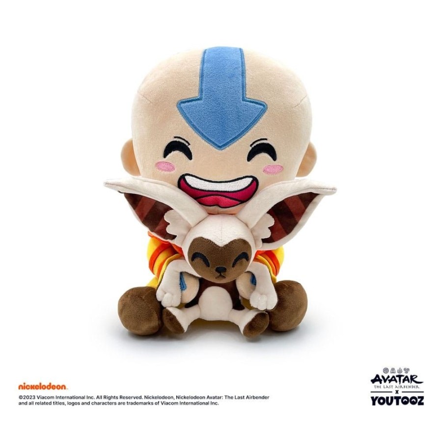 Shop Youtooz Pluschies / Kissen | Avatar: The Last Airbender - Pluschfigur Aang And Momo: Youtooz