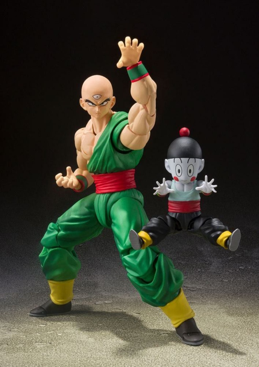 Shop Tamashii Nations Dragonball Figuren | Dragonball Z - Tenshinhan & Chaozu / S.H. Figuarts Actionfigur: Banpresto