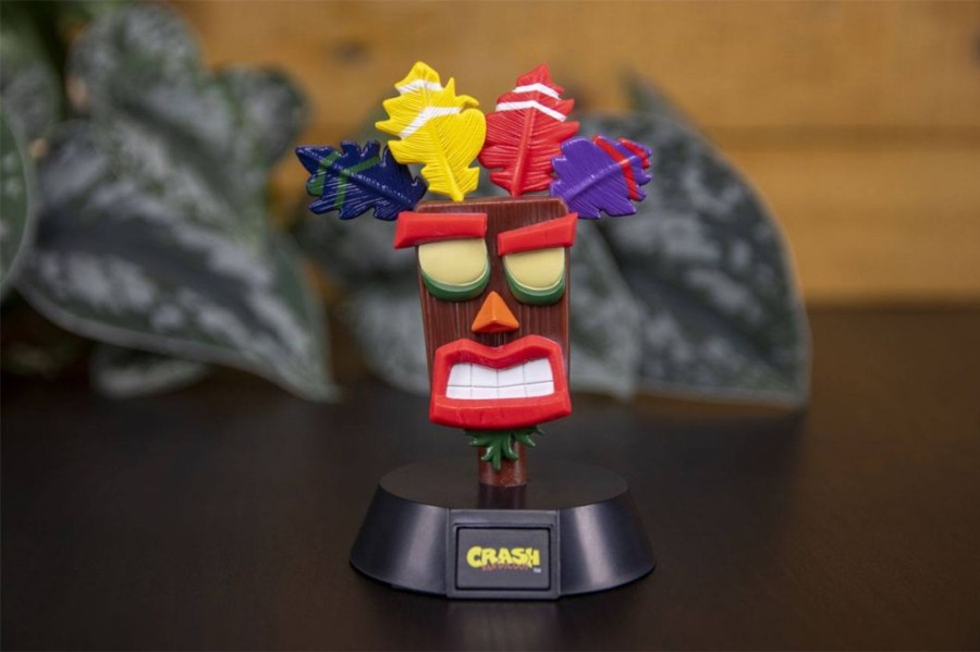 Shop Paladone Products Dekoration | Crash Bandicoot - 3D Icon Lampe / Aku Aku: Paladone