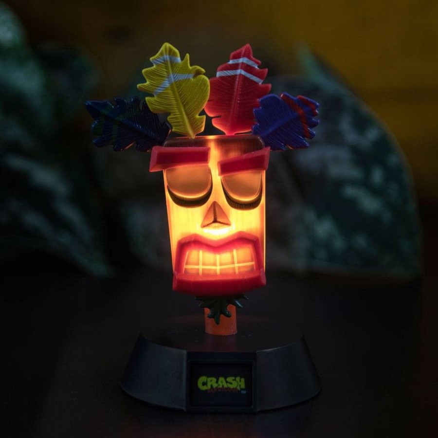 Shop Paladone Products Dekoration | Crash Bandicoot - 3D Icon Lampe / Aku Aku: Paladone