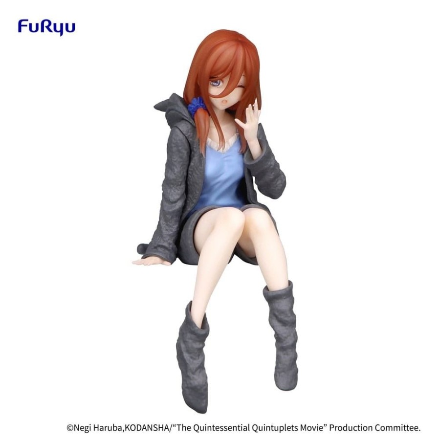 Shop Furyu Anime Prize Figuren | The Quintessential Quintuplets Noodle Stopper - Miku Nakano Statue / Loungewear Ver.: Furyu