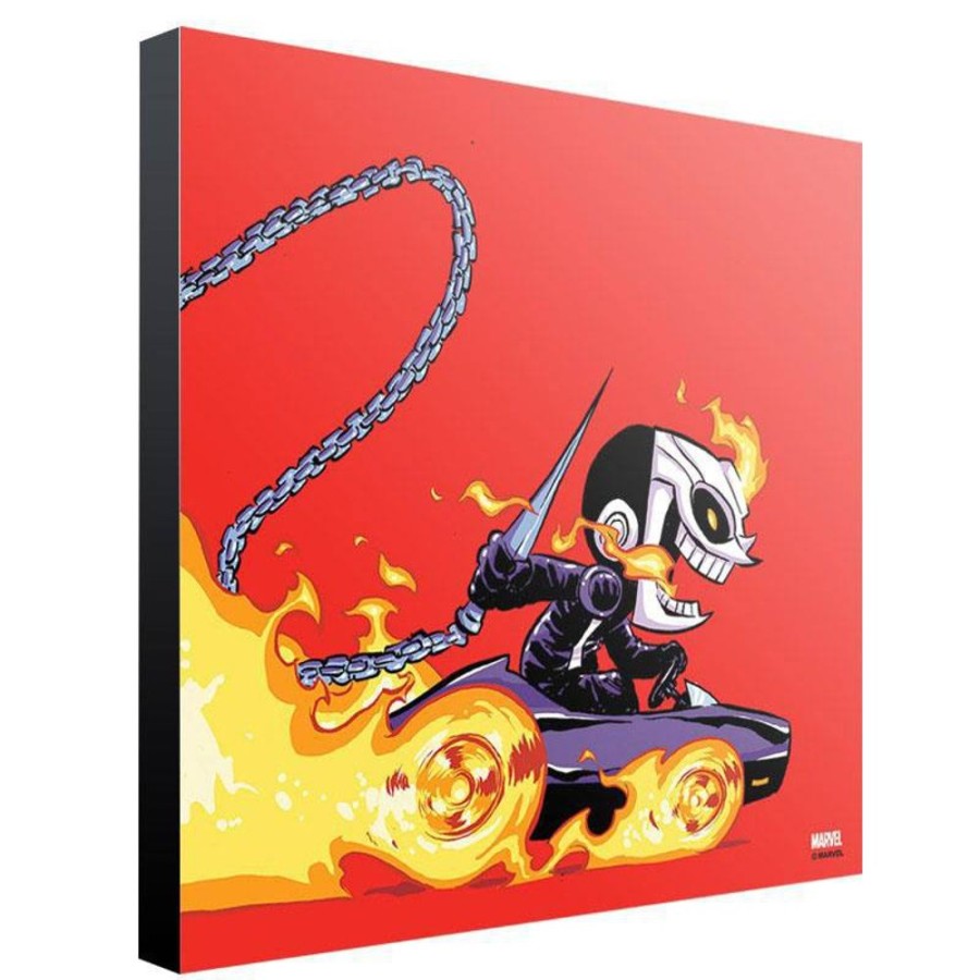 Shop Semic Dekoration | Marvel - Ghost Rider - Holzdruck: Semic