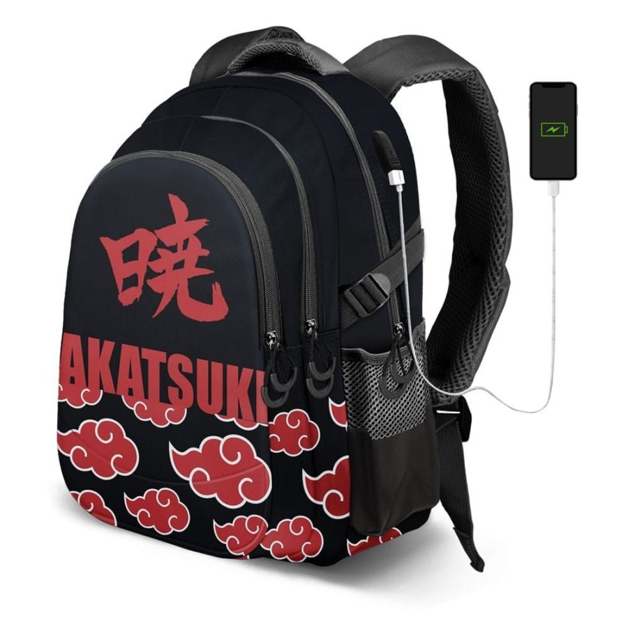 Shop Karactermania Taschen | Naruto Shippuden - Rucksack / Akatsuki Kanji: Karactermania