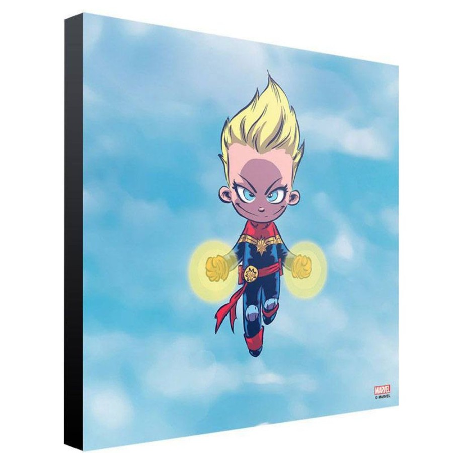 Shop Semic Dekoration | Marvel - Captain Marvel - Holzdruck: Semic