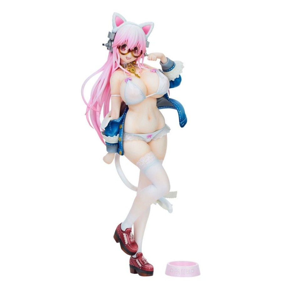 Shop Union Creative Hentai / Bikini / Dessous Figuren | Super Sonico - Super Sonico Statue / White Cat Ver.: Union Creative