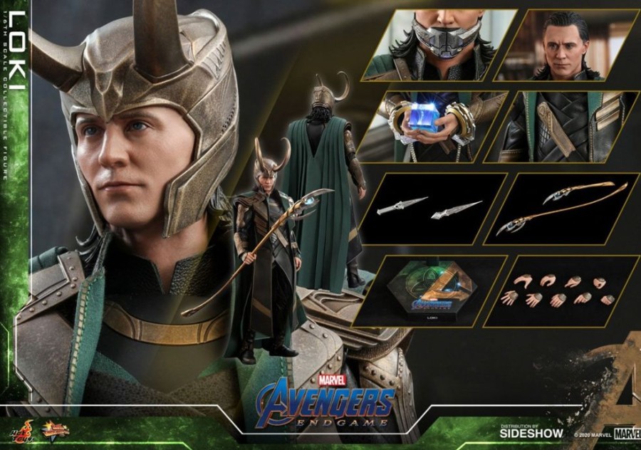 Games & Tv Hot Toys | Avengers: Endgame - Loki Actionfigur / Movie Masterpiece Series: Hot Toys