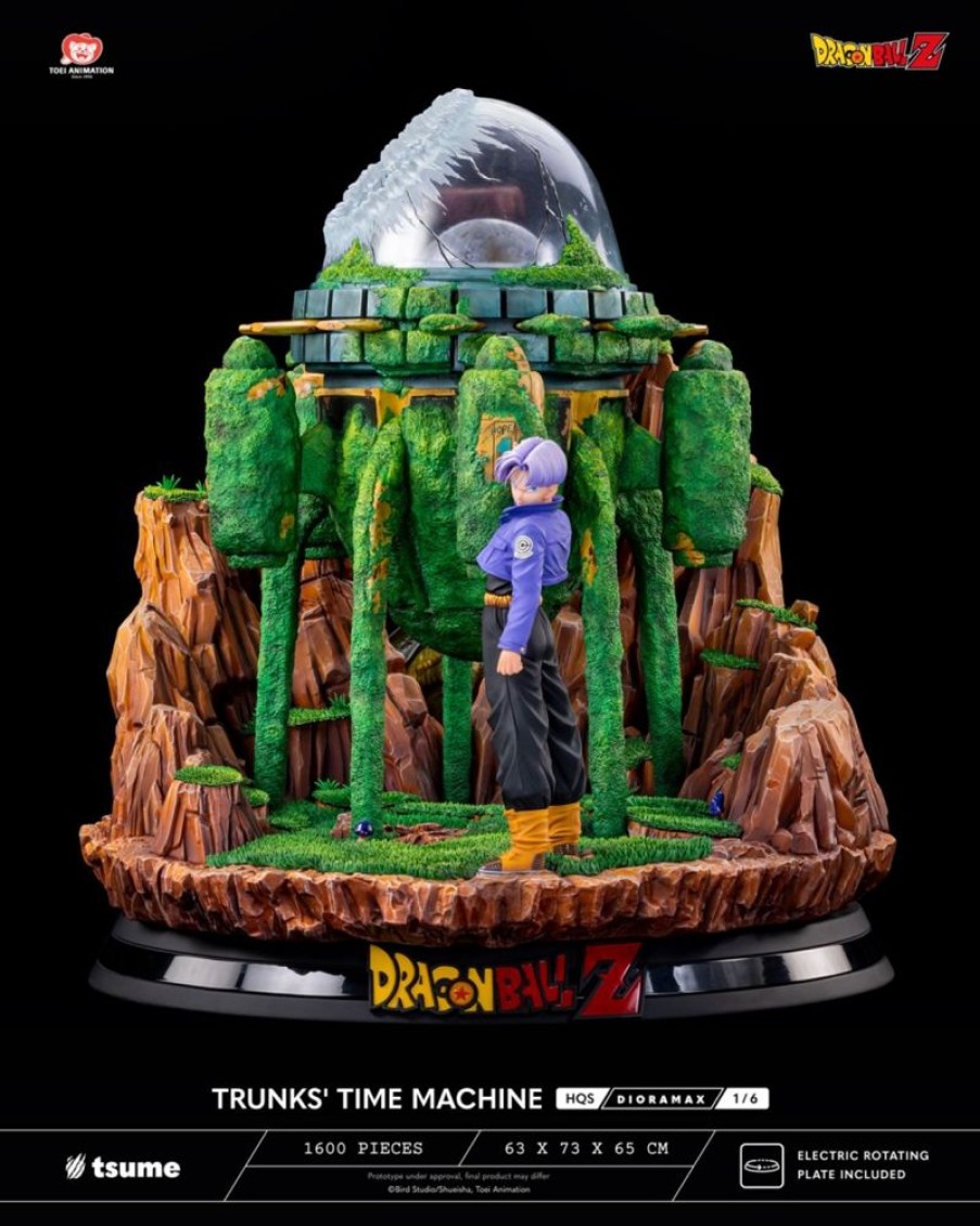 Shop Tsume Premium Statuen | Dragon Ball Z - Trunks ' Time Machine / Hqs Dioramax: Tsume