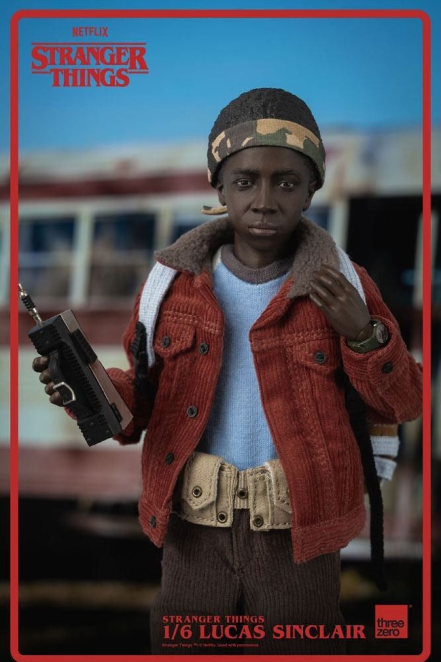 Kino & Comic ThreeZero | Stranger Things - Lucas Sinclair Actionfigur: Threezero