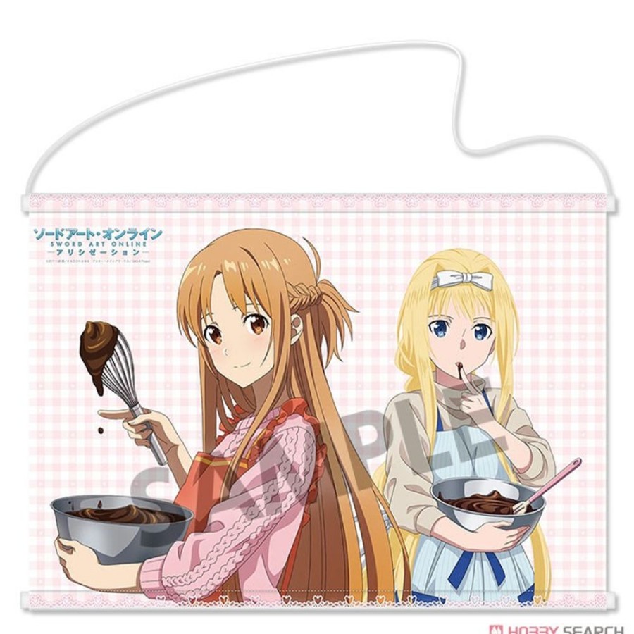 Shop Hobby Stock Postkarten / Poster / Wallscrolls | Sword Art Online - Asuna & Alice Valentine Wallscroll: Hobby Stock