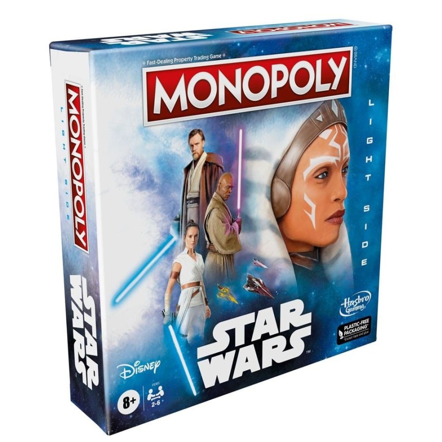 Shop Hasbro Brettspiele | Star Wars Monopoly / Light Side Edition - Deutsche Version: Hasbro