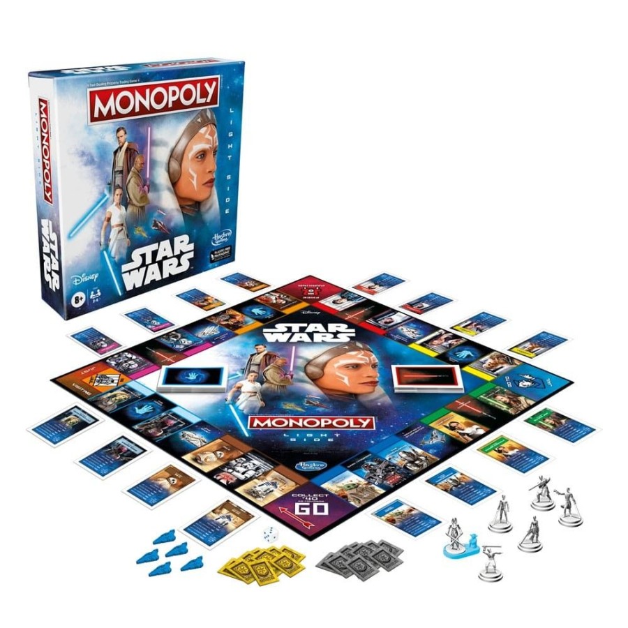 Shop Hasbro Brettspiele | Star Wars Monopoly / Light Side Edition - Deutsche Version: Hasbro