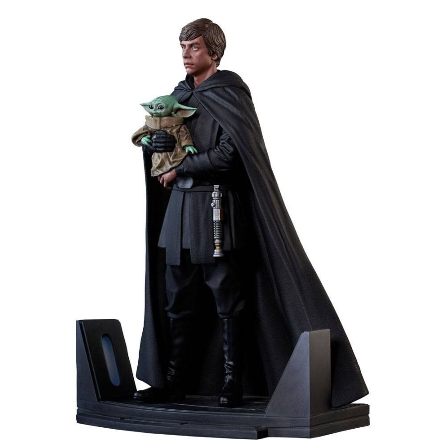 Kino & Comic Gentle Giant | Star Wars The Mandalorian - Luke Skywalker & Grogu Statue / Premier Collection: Gentle Giant