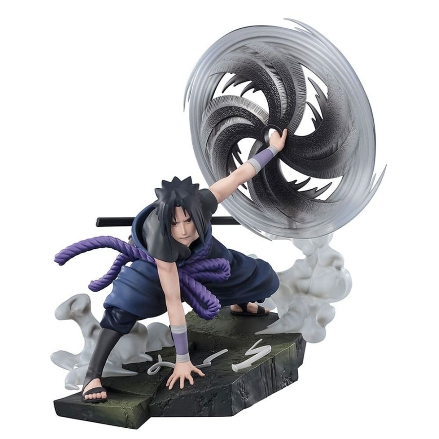 Shop Tamashii Nations Naruto | Naruto Shippuden - Sasuke Uchiha Statue / Figuartszero -The Light & Dark Of The Mangekyo Sharingan-]