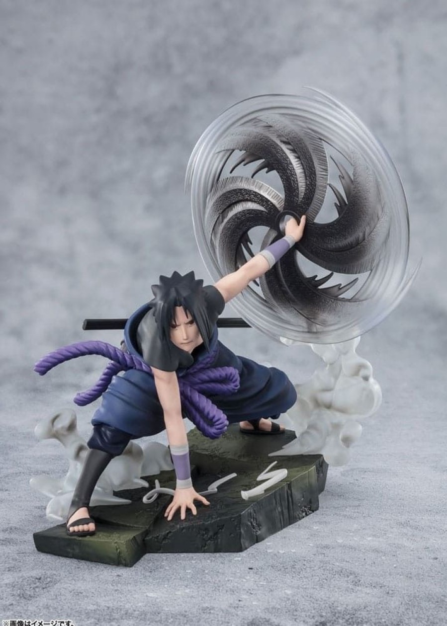 Shop Tamashii Nations Naruto | Naruto Shippuden - Sasuke Uchiha Statue / Figuartszero -The Light & Dark Of The Mangekyo Sharingan-]