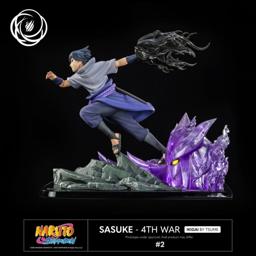 Shop Tsume Tsume Figuren & Statuen | Naruto Shippuuden - Sasuke Uchiha Statue / Ikigai - 4Th War: Tsume