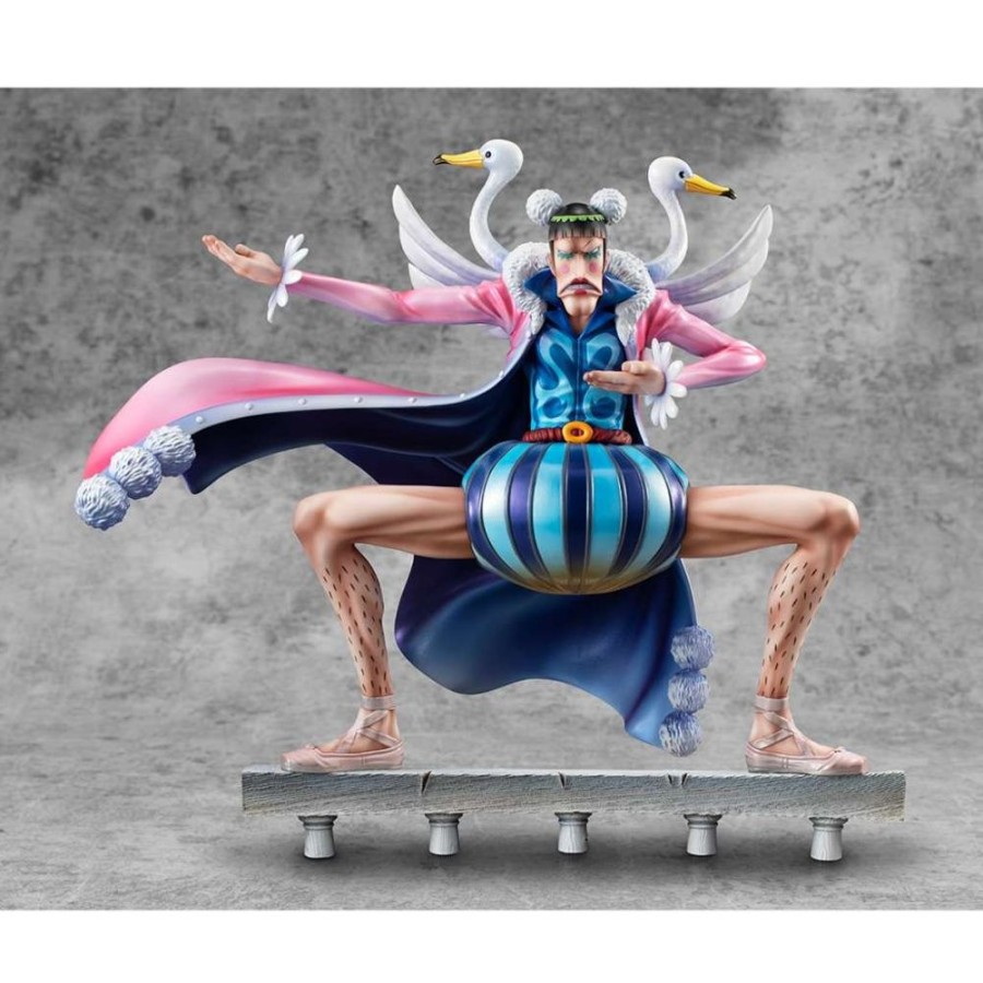 Shop MegaHouse One Piece | One Piece - Mr.2 Von Clay Statue / P.O.P: Megahouse