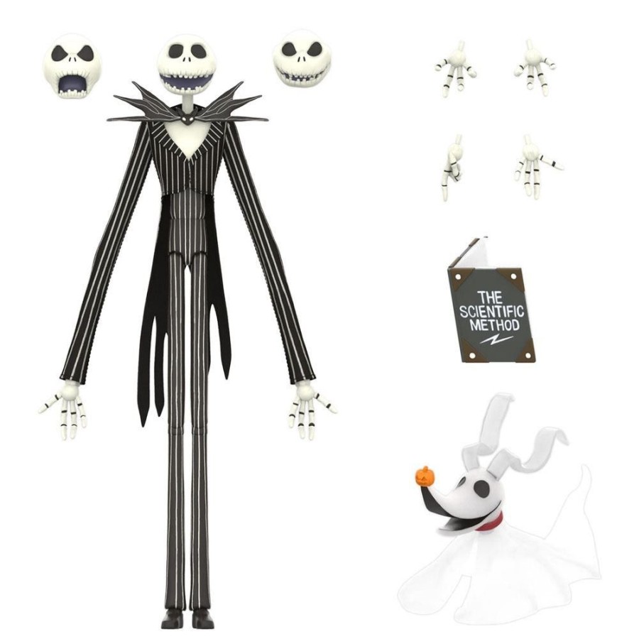 Kino & Comic Default | Nightmare Before Christmas - Jack Skellington Actionfigur / Disney Ultimates: Super 7