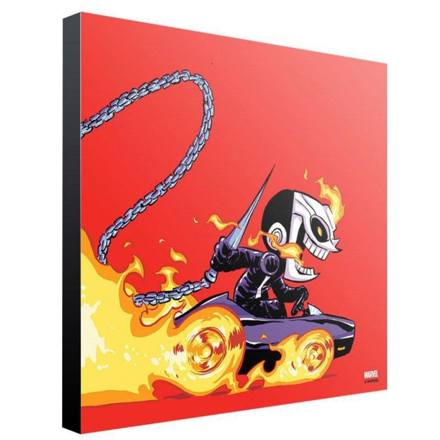 Shop Semic Postkarten / Poster / Wallscrolls | Marvel - Ghost Rider - Holzdruck: Semic