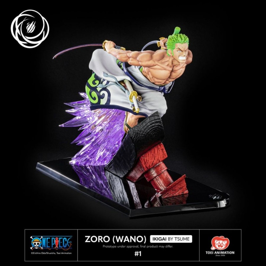 Shop Tsume Tsume Figuren & Statuen | One Piece - Zorro (Wano) Statue / Ikigai: Tsume