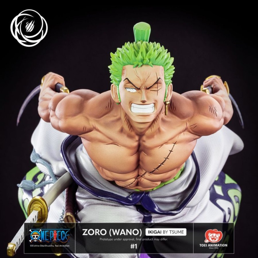 Shop Tsume Tsume Figuren & Statuen | One Piece - Zorro (Wano) Statue / Ikigai: Tsume