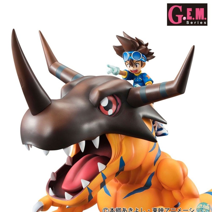 Shop MegaHouse Megahouse | Digimon Adventure - Greymon & Tai Statue / G.E.M. Serie[Neuauflage]. Megahouse