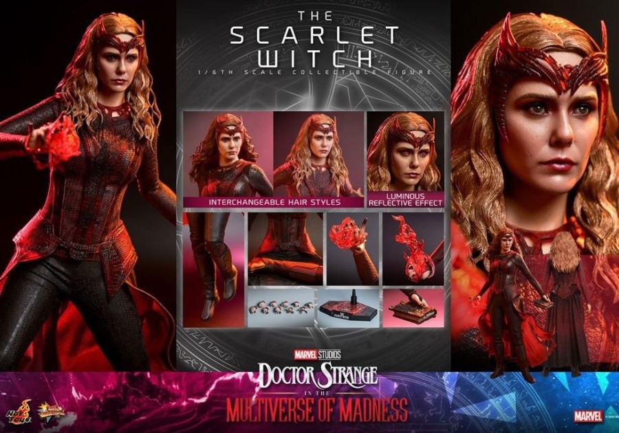 Kino & Comic Hot Toys | Marvels: Doctor Strange In The Multiverse Of Madness - The Scarlet Witch Actionfigur: Hot Toys