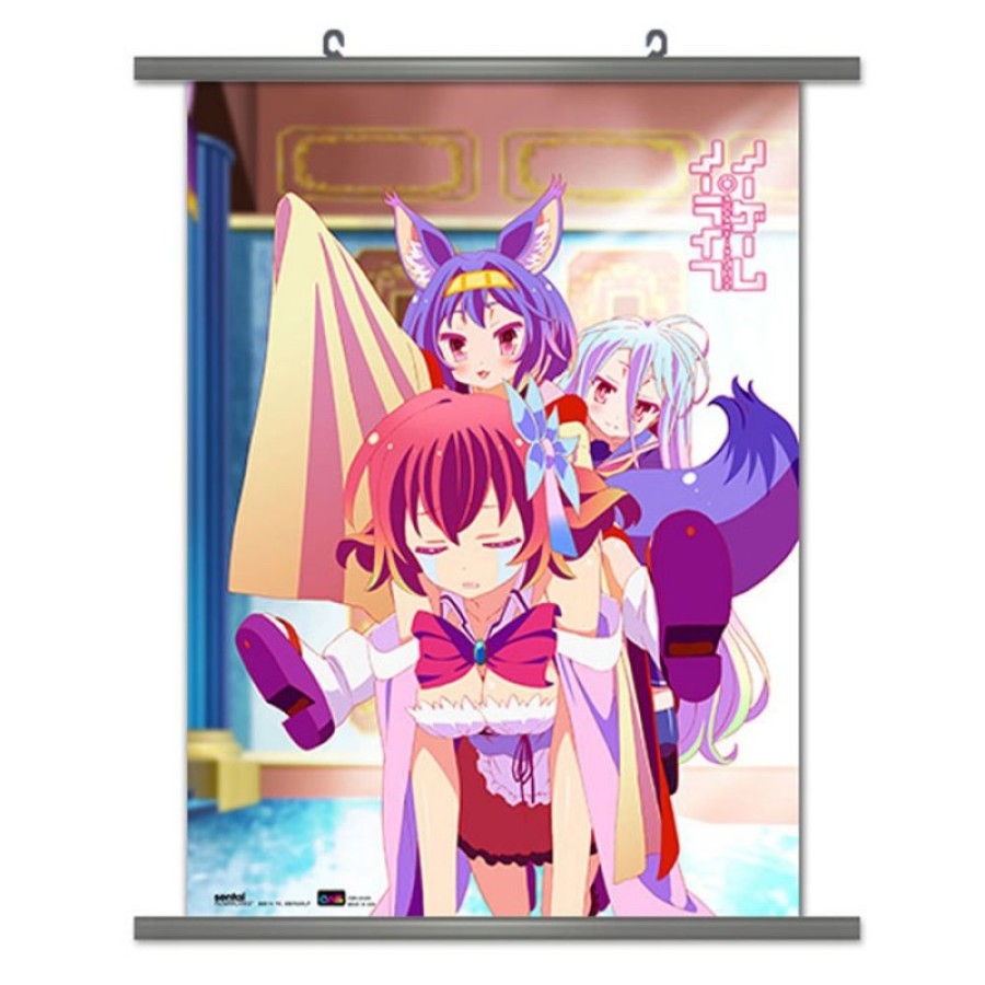 Shop CWD Postkarten / Poster / Wallscrolls | No Game No Life - Wallscroll / Motiv Izuna, Steph & Shiro: Cwd