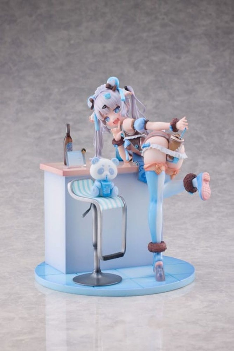 Shop Hotvenus Hentai / Bikini / Dessous Figuren | Original Character - Blue Panda Coffee By Henriita Statue: Hotvenus