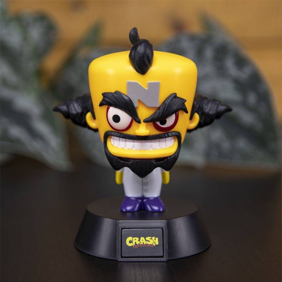 Shop Paladone Products Dekoration | Crash Bandicoot - 3D Icon Lampe / Doctor Neo Cortex: Paladone