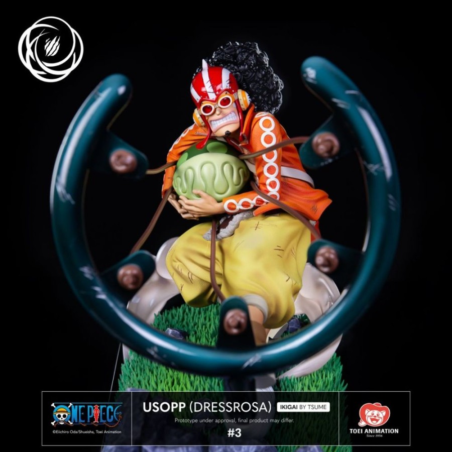 Shop Tsume Tsume Figuren & Statuen | One Piece - Usopp (Dressrosa) Statue / Ikigai: Tsume