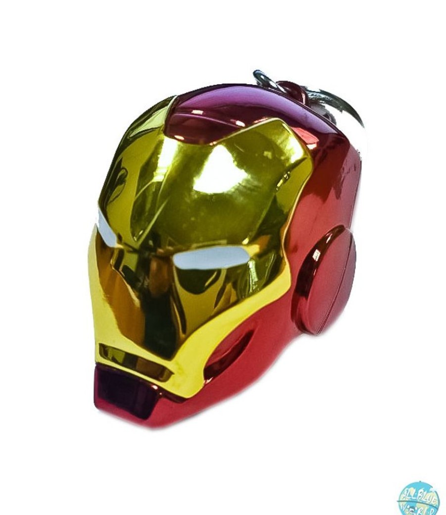 Shop SeDi Schlusselanhanger | Marvel Comics - Iron Man Helm Metall-Schlusselanhanger: Sedi